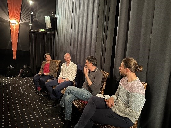 Von links nach rechts: Sieglinde Jornitz, Ulrich Hamenstädt, Sebastiano Benasso und Jozef Zelinka ©PdoA